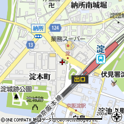 京都府京都市伏見区淀本町220周辺の地図
