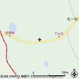 広島県庄原市口和町大月691周辺の地図