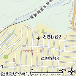 大阪府豊能郡豊能町ときわ台2丁目4周辺の地図