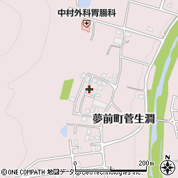兵庫県姫路市夢前町菅生澗161-125周辺の地図