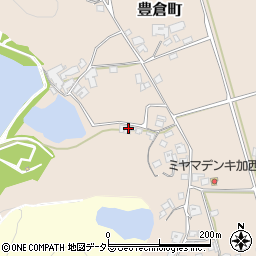 兵庫県加西市豊倉町467周辺の地図