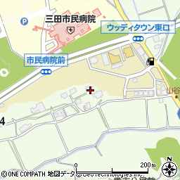 兵庫県三田市貴志1382周辺の地図
