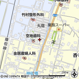 兵庫県姫路市香寺町中仁野244-1周辺の地図