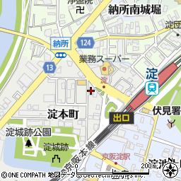 京都府京都市伏見区淀本町220-3周辺の地図