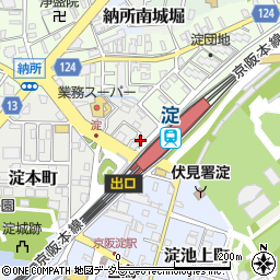 京都府京都市伏見区淀本町206-9周辺の地図