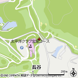 兵庫県宝塚市芝辻新田広芝花折周辺の地図