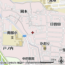 京都府宇治市五ケ庄岡本11周辺の地図