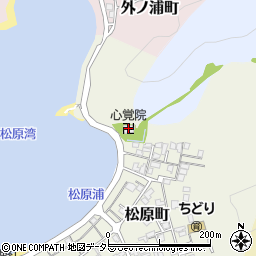 心覚寺周辺の地図