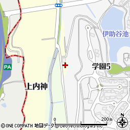 兵庫県三田市上内神1604周辺の地図