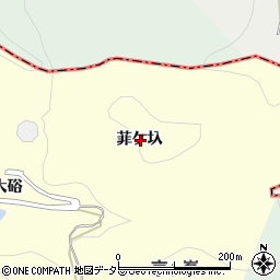 愛知県額田郡幸田町坂崎菲ケ圦周辺の地図