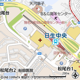 ロッテリア日生中央サピエ店周辺の地図