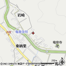 愛知県岡崎市竜泉寺町岩崎24周辺の地図