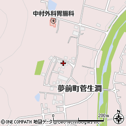兵庫県姫路市夢前町菅生澗161-238周辺の地図