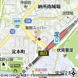 呑龍 淀店周辺の地図