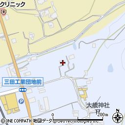 兵庫県三田市大原116周辺の地図