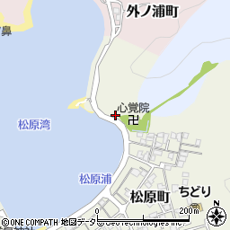 日本遺産北前船寄港地外ノ浦駐車場周辺の地図