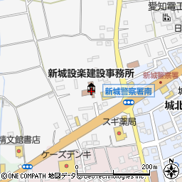 愛知県新城市片山西野畑周辺の地図