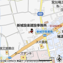 愛知県新城市片山（西野畑）周辺の地図