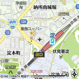 京都府京都市伏見区淀本町206-46周辺の地図