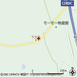 広島県庄原市口和町大月755周辺の地図