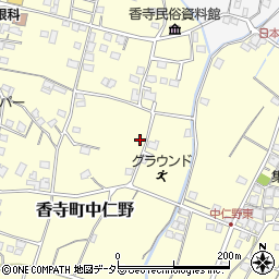 兵庫県姫路市香寺町中仁野363-5周辺の地図