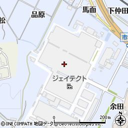 かりや愛知中央生協 ジェイテクト岡崎食堂周辺の地図