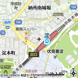 京都府京都市伏見区淀本町206-18周辺の地図