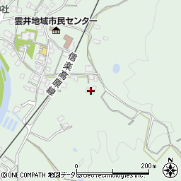 滋賀県甲賀市信楽町牧524周辺の地図