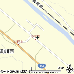 広島県庄原市東城町川西792周辺の地図