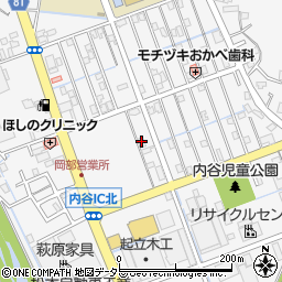 静岡県藤枝市岡部町内谷940-2周辺の地図