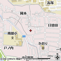 京都府宇治市五ケ庄岡本12周辺の地図