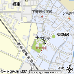 愛知県岡崎市下青野町柳原6周辺の地図