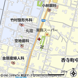 兵庫県姫路市香寺町中仁野155周辺の地図