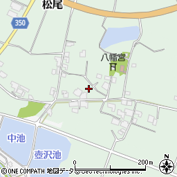 兵庫県加東市松尾周辺の地図