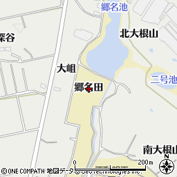 愛知県常滑市多屋郷名田周辺の地図