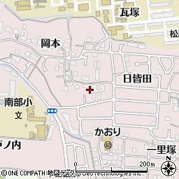 京都府宇治市五ケ庄岡本9周辺の地図