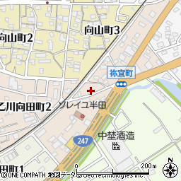 愛知県半田市祢宜町13-1周辺の地図