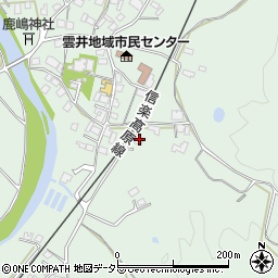 滋賀県甲賀市信楽町牧521周辺の地図