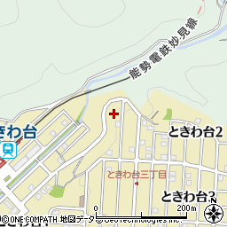 大阪府豊能郡豊能町ときわ台2丁目2周辺の地図