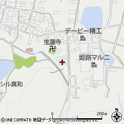 兵庫県姫路市山田町西山田498周辺の地図