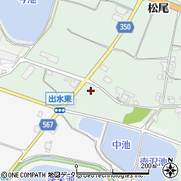 兵庫県加東市松尾262周辺の地図