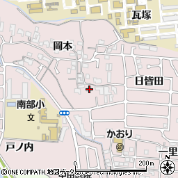 京都府宇治市五ケ庄岡本14周辺の地図