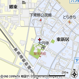 愛知県岡崎市下青野町柳原4周辺の地図