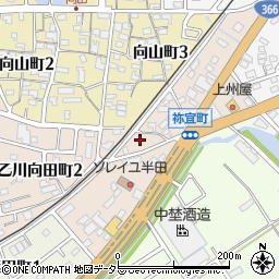 愛知県半田市祢宜町14-2周辺の地図