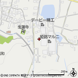 兵庫県姫路市山田町西山田495周辺の地図