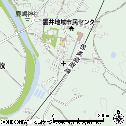 滋賀県甲賀市信楽町牧515周辺の地図