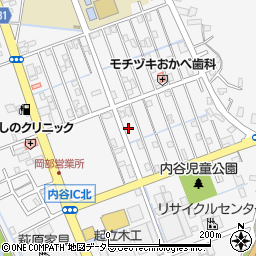 静岡県藤枝市岡部町内谷909-2周辺の地図