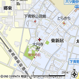 愛知県岡崎市下青野町柳原2周辺の地図