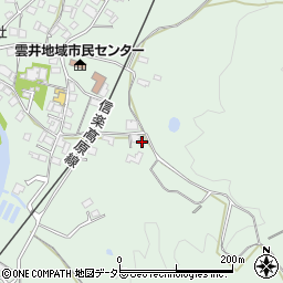 滋賀県甲賀市信楽町牧525周辺の地図