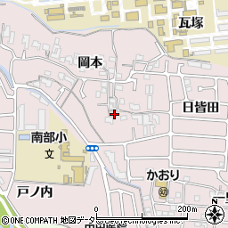 京都府宇治市五ケ庄岡本16周辺の地図